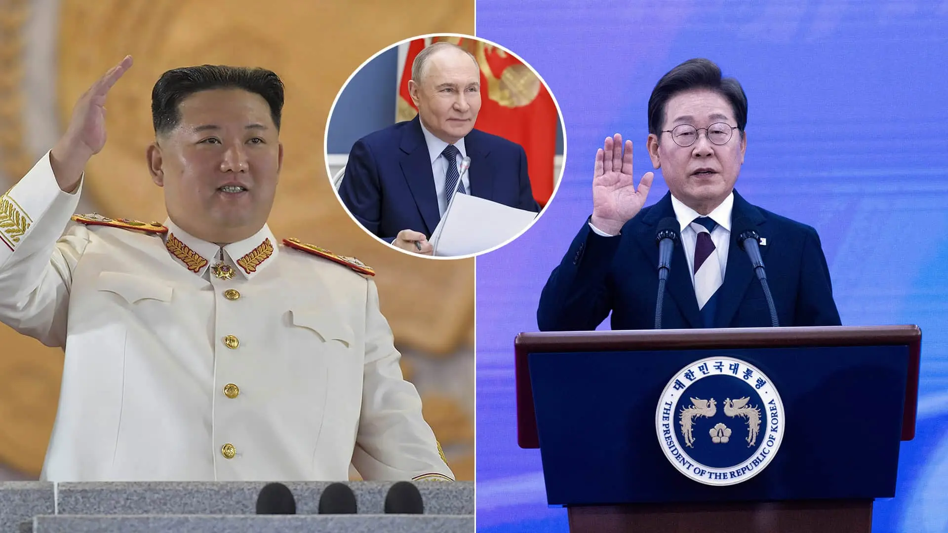 KimČong-un Putin I Če-mjong