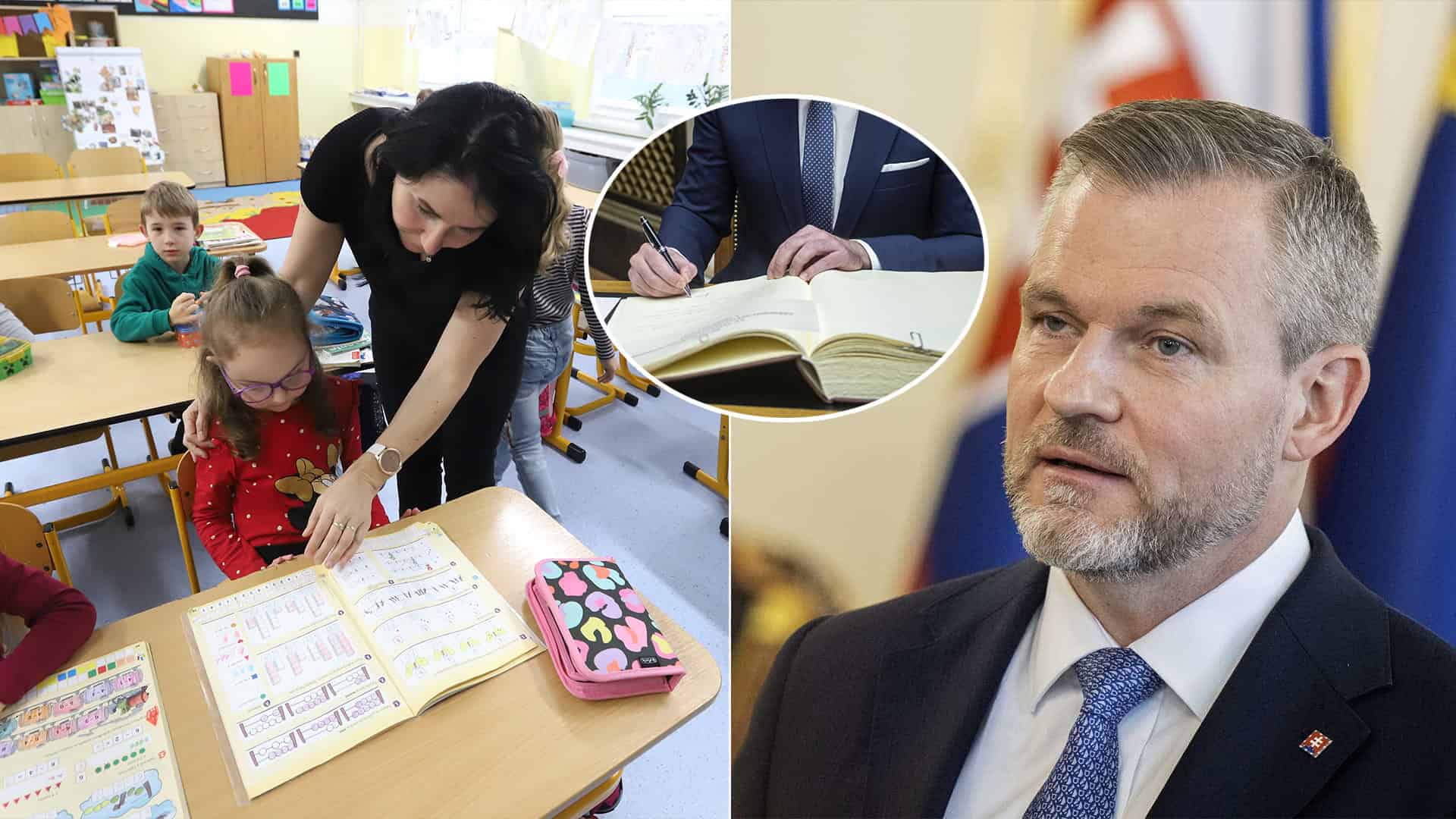Pellegrini školstvo podpis