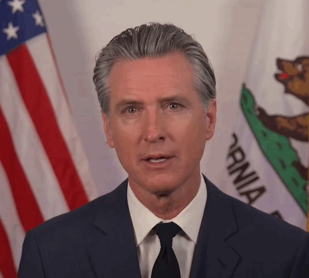 guvernér Kalifornie Gavin Newsom