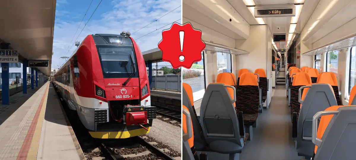 ZSSK, vlaky, linky, obmedzenie