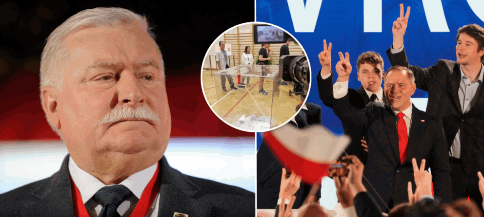 Poľsko, voľby, sfalšované, Walesa, Nawrocki