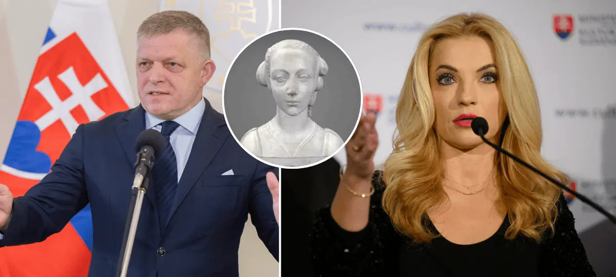 Fico, Šimkovičová, ministerstvo kultúry, busta