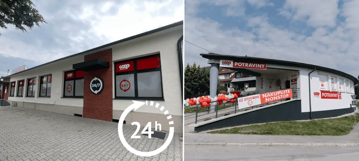 Coop Jednota, nonstop