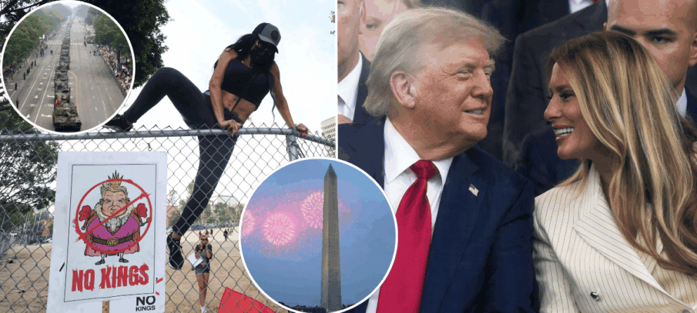Trump, narodeniny, prehliadka, protesty