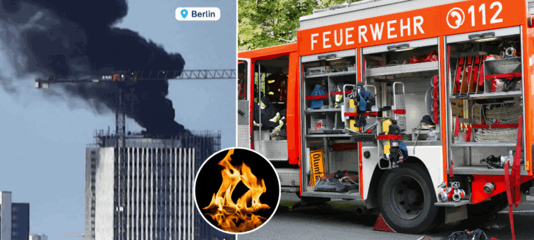 Berlín, požiar