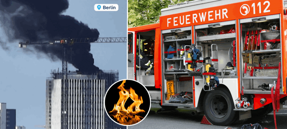 Berlín, požiar