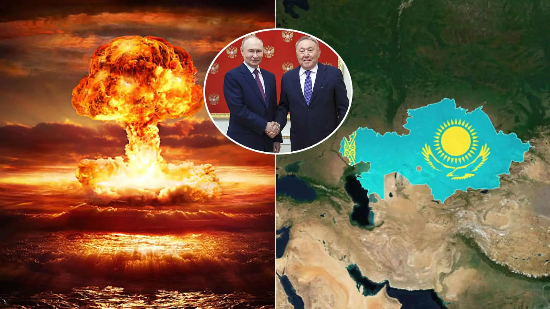 atómová bomba Kazachstan Putin a Nursultan Nazarbayev