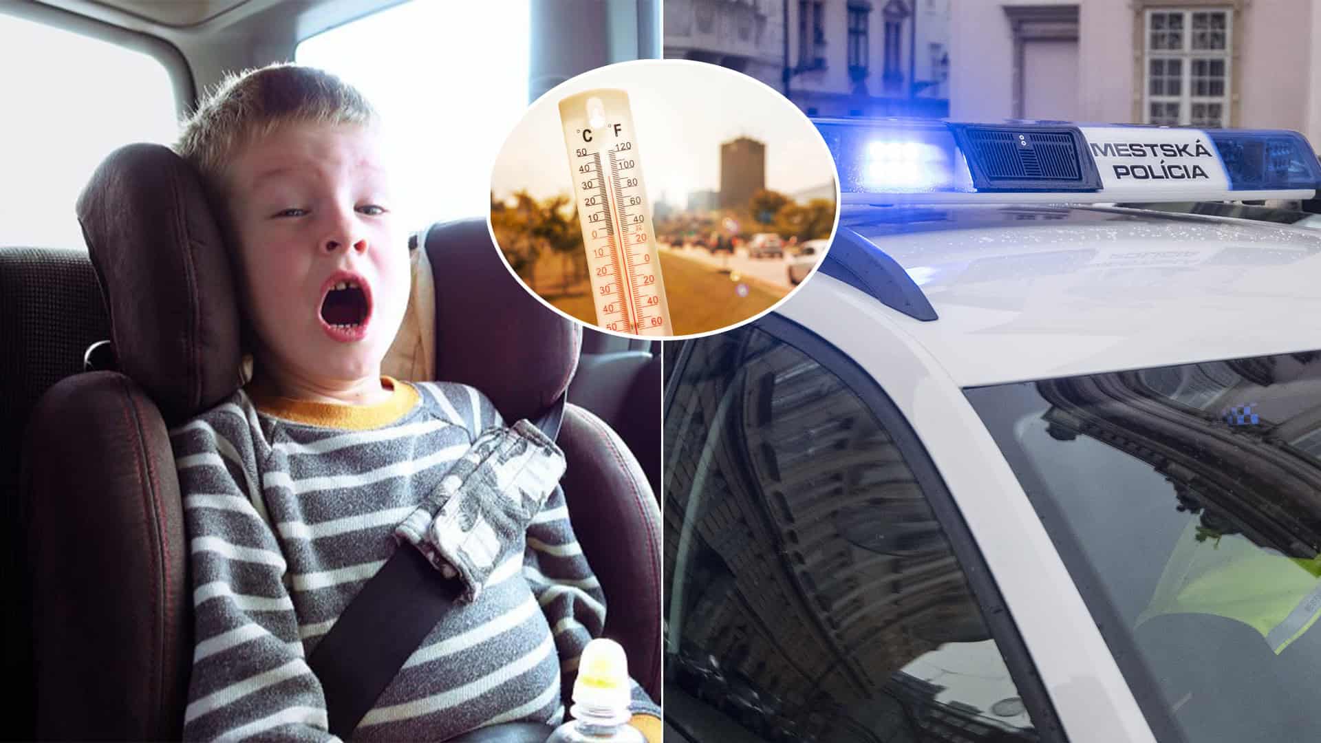 auto dieťa polícia