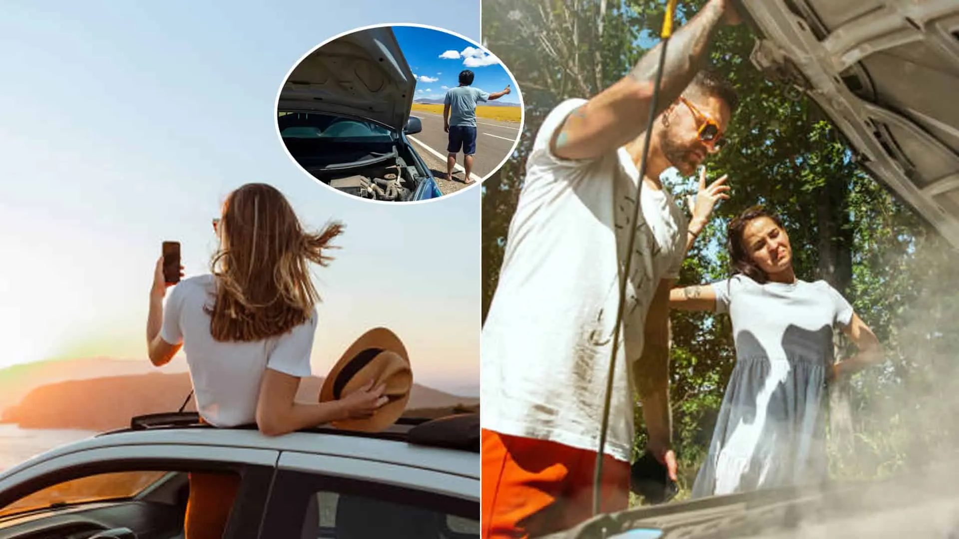 auto dovolenka porucha stopovanie