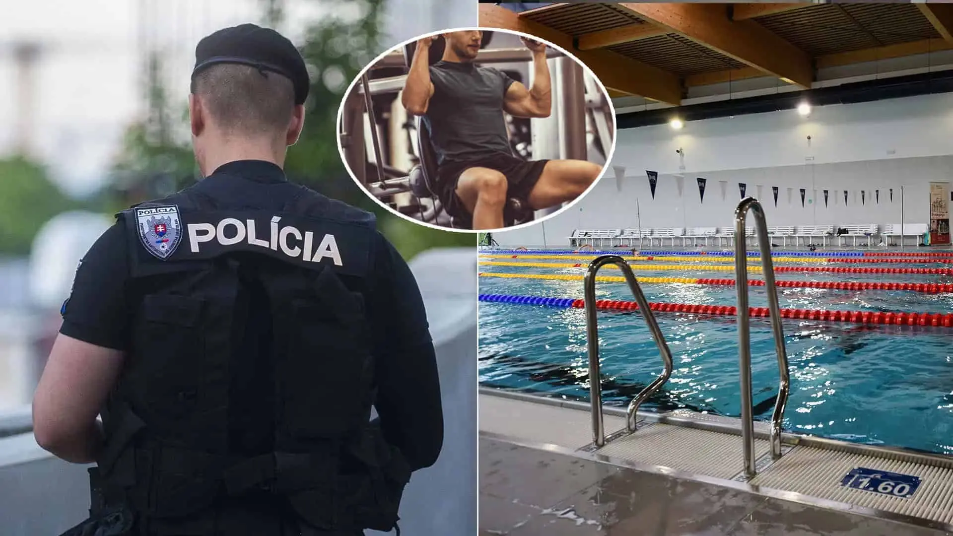 policajt bazén fitnes