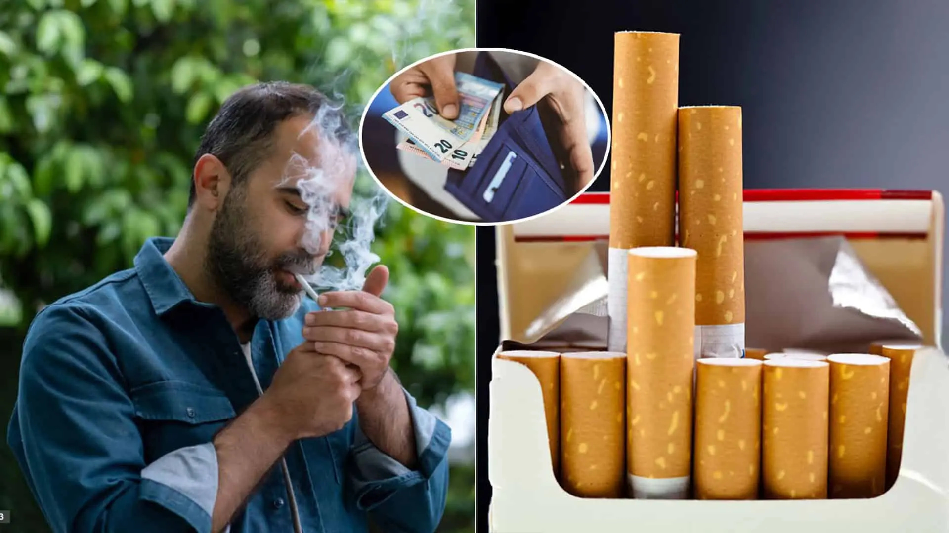 fajčenie cigarety peniaze