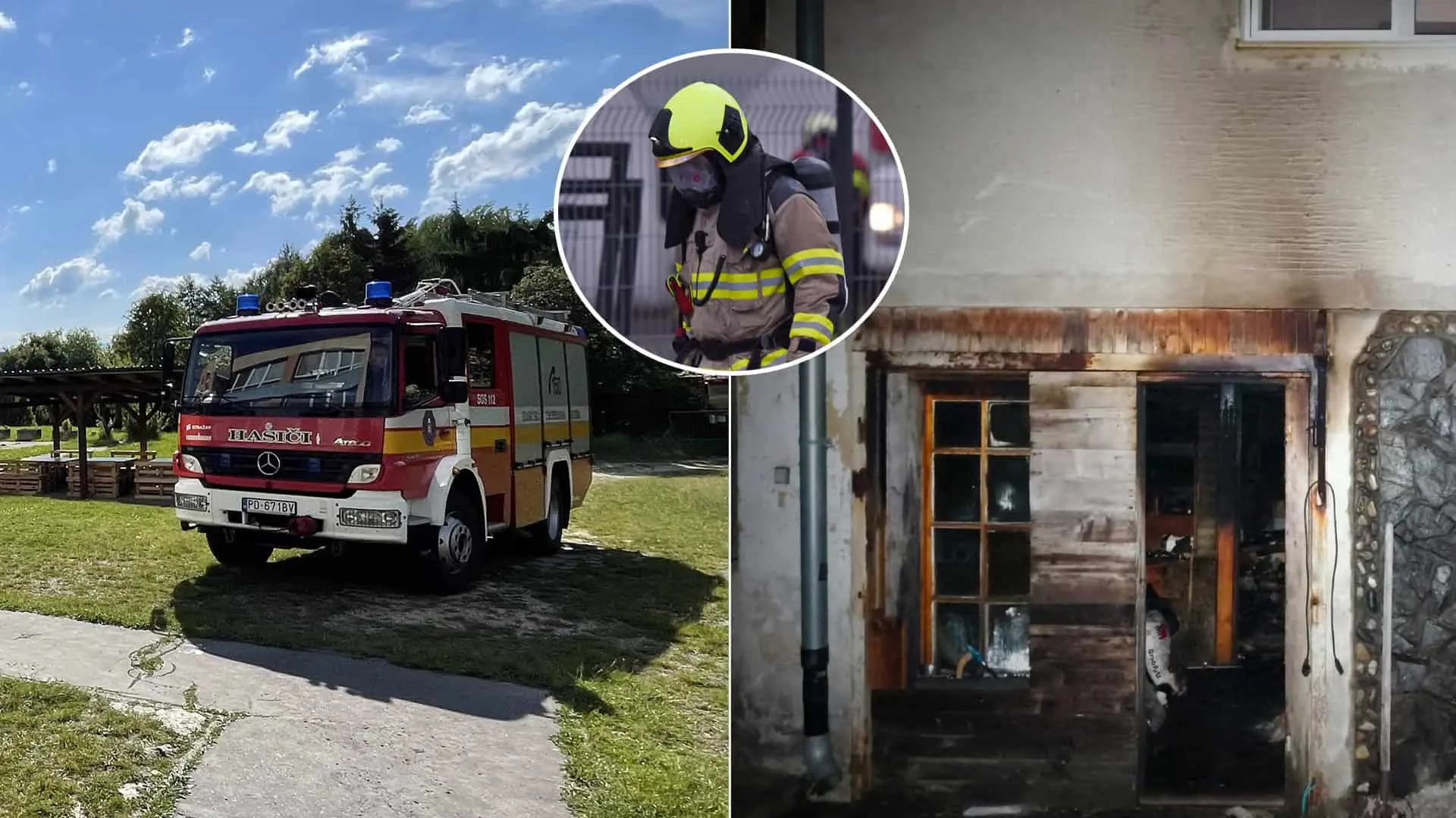 hasiči požiar dom