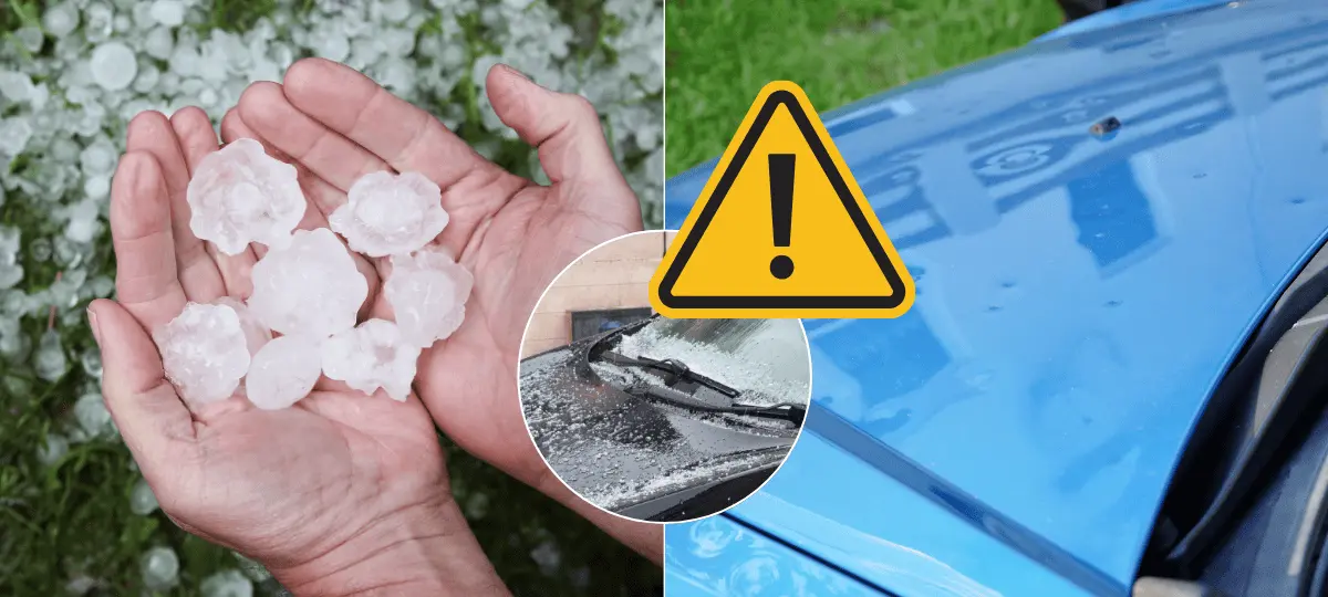 krúpy, auto, výstraha