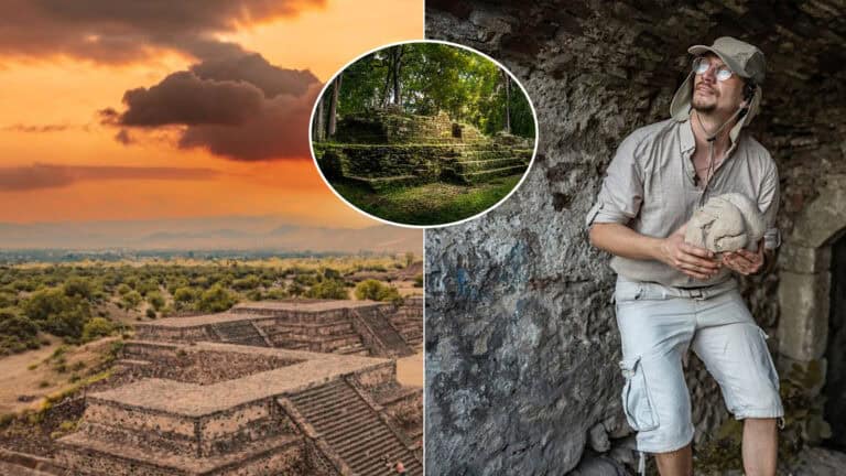 majské mesto archeológ nález