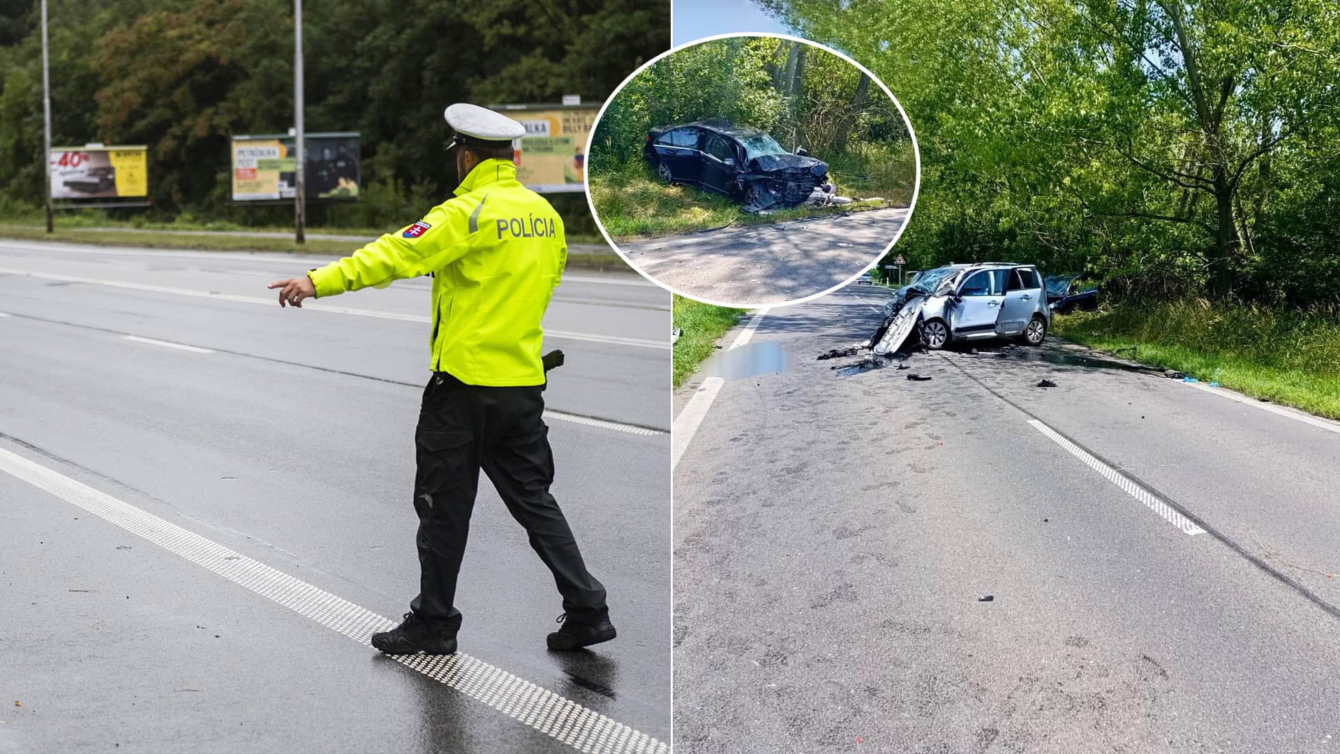 nehoda pri Nitre cabaj-čápor