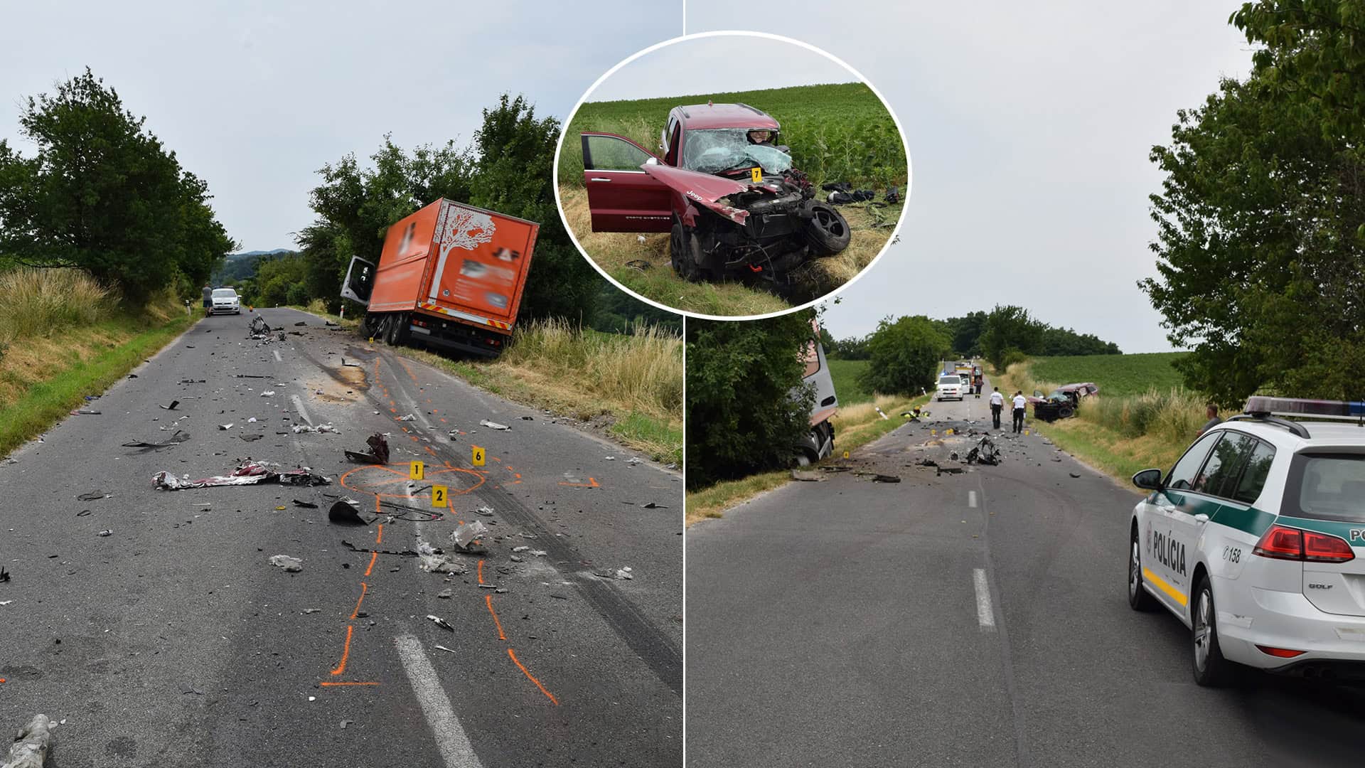 nehoda za obcou Krajné