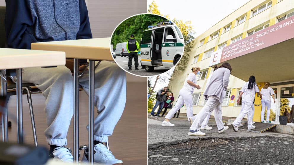 pacient psychiatria útek polícia