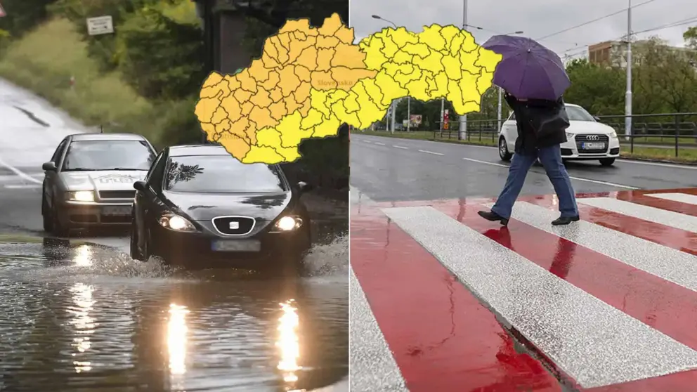 počasie dážď výstraha