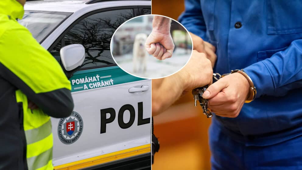 polícia týranie zvierat pes putá
