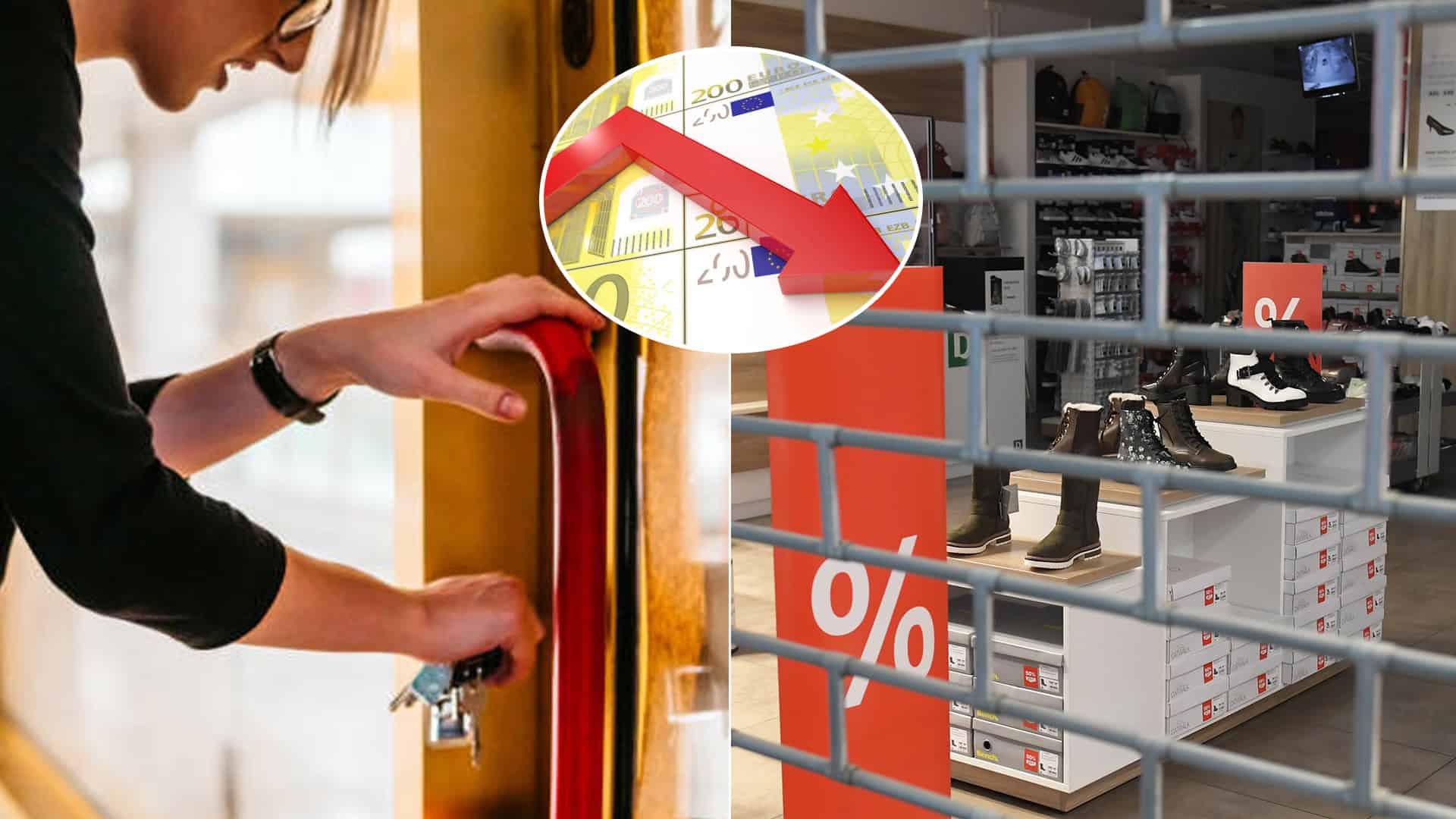 predajňa pokles tržby zatváranie