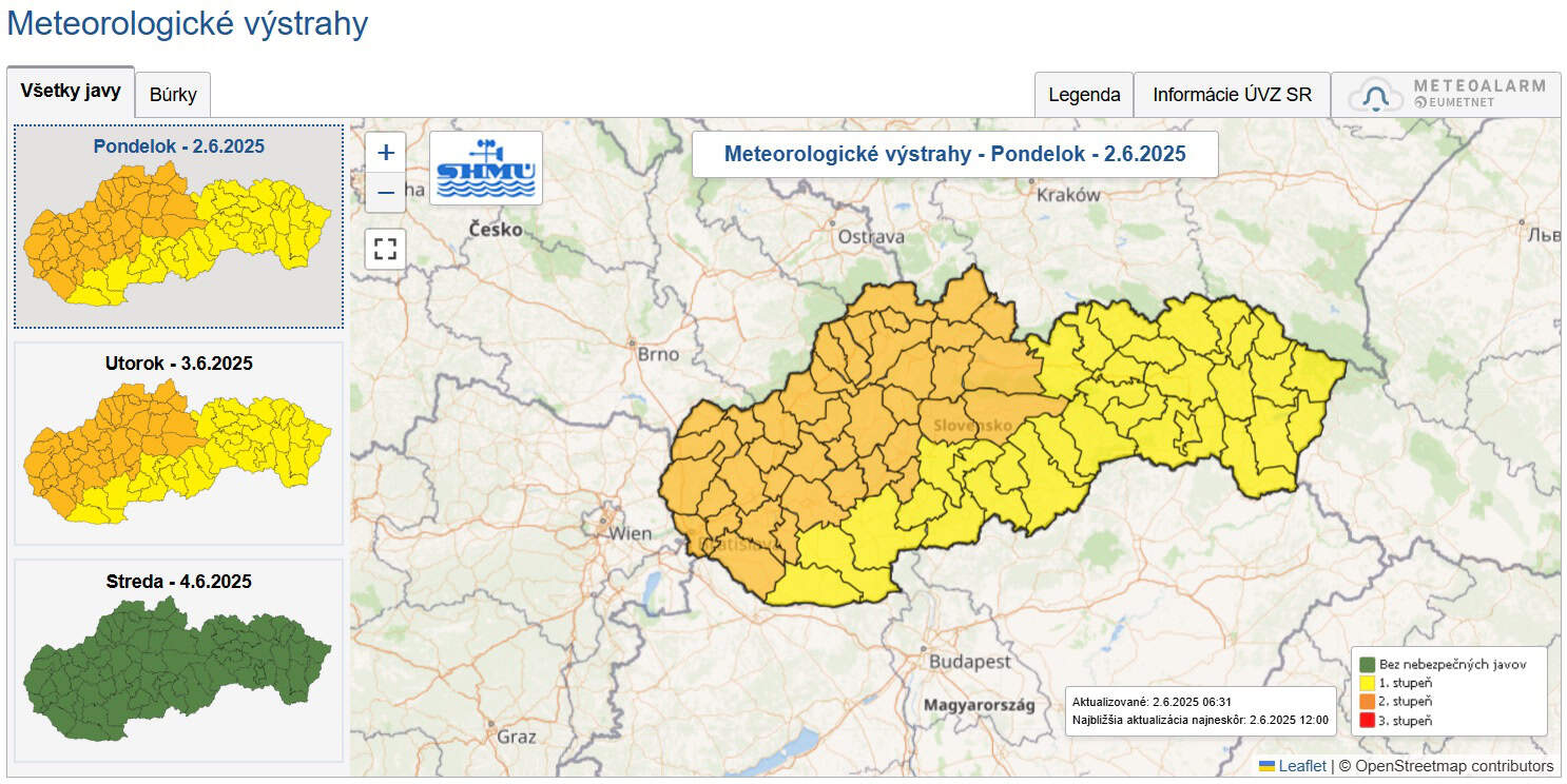 shmú mapa
