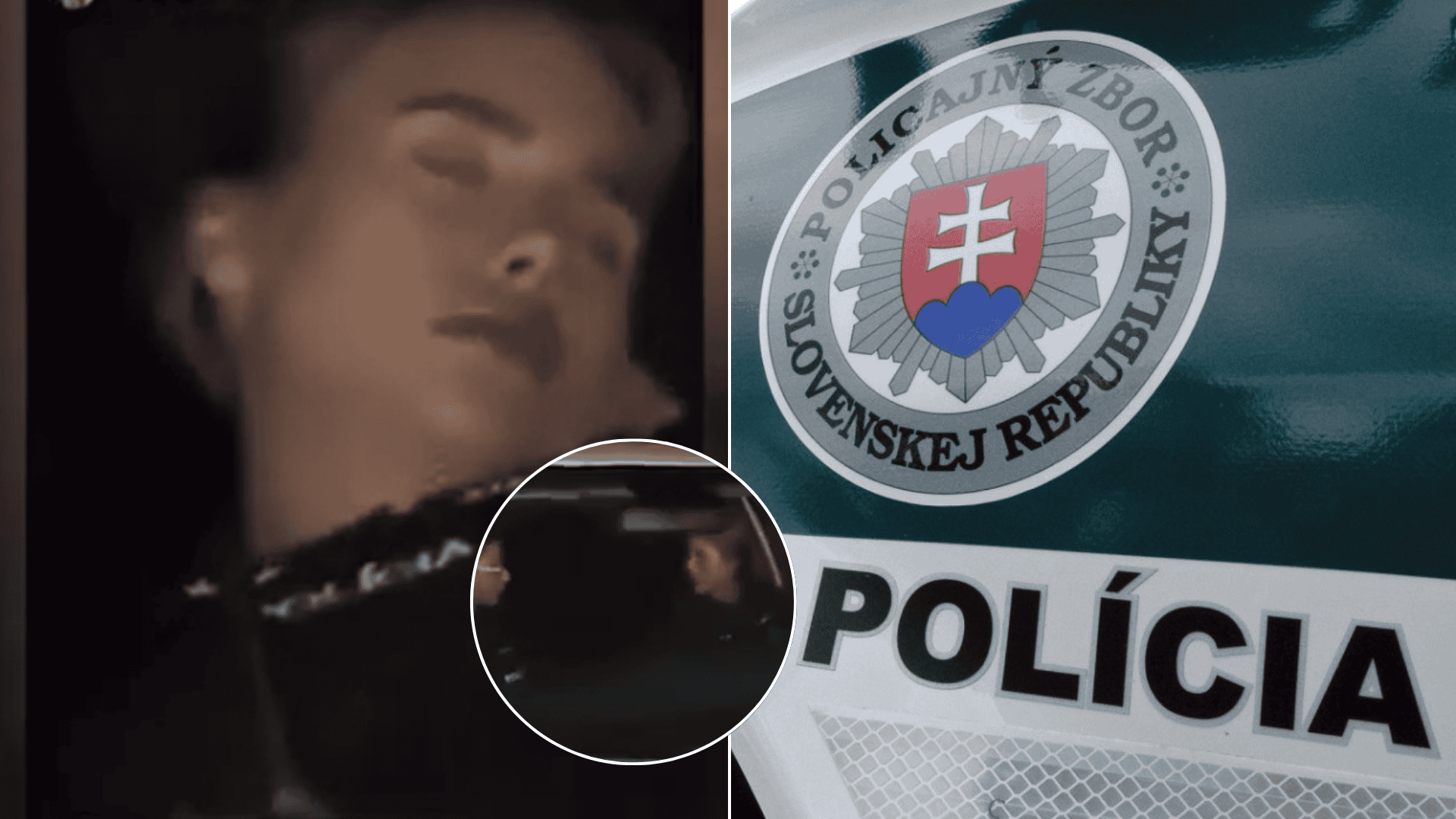 spiaca policajtka