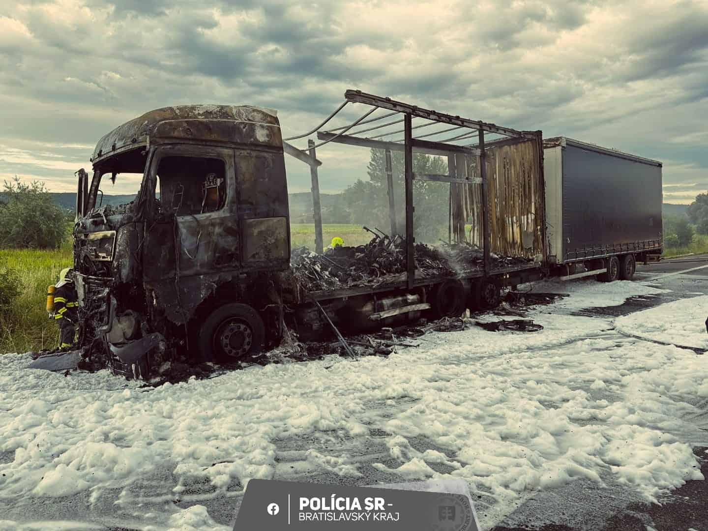 malacky-kamión-elektrobicykle-požiar