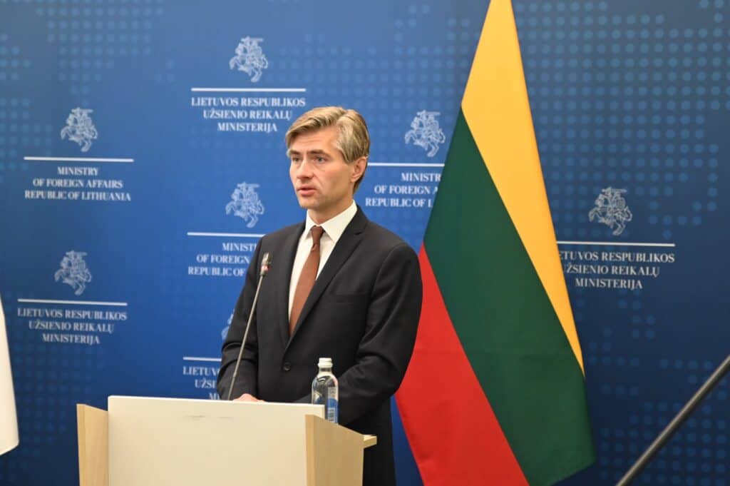 Kestutis Budrys, litovský minister zahraničných vecí