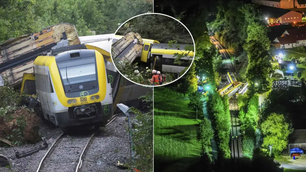 Nehoda vlak Nemecko