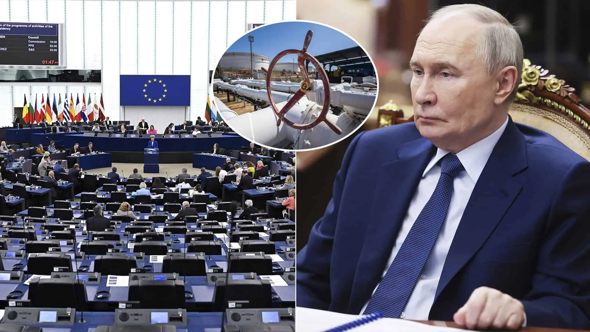 Európsky parlament Putin ropovod