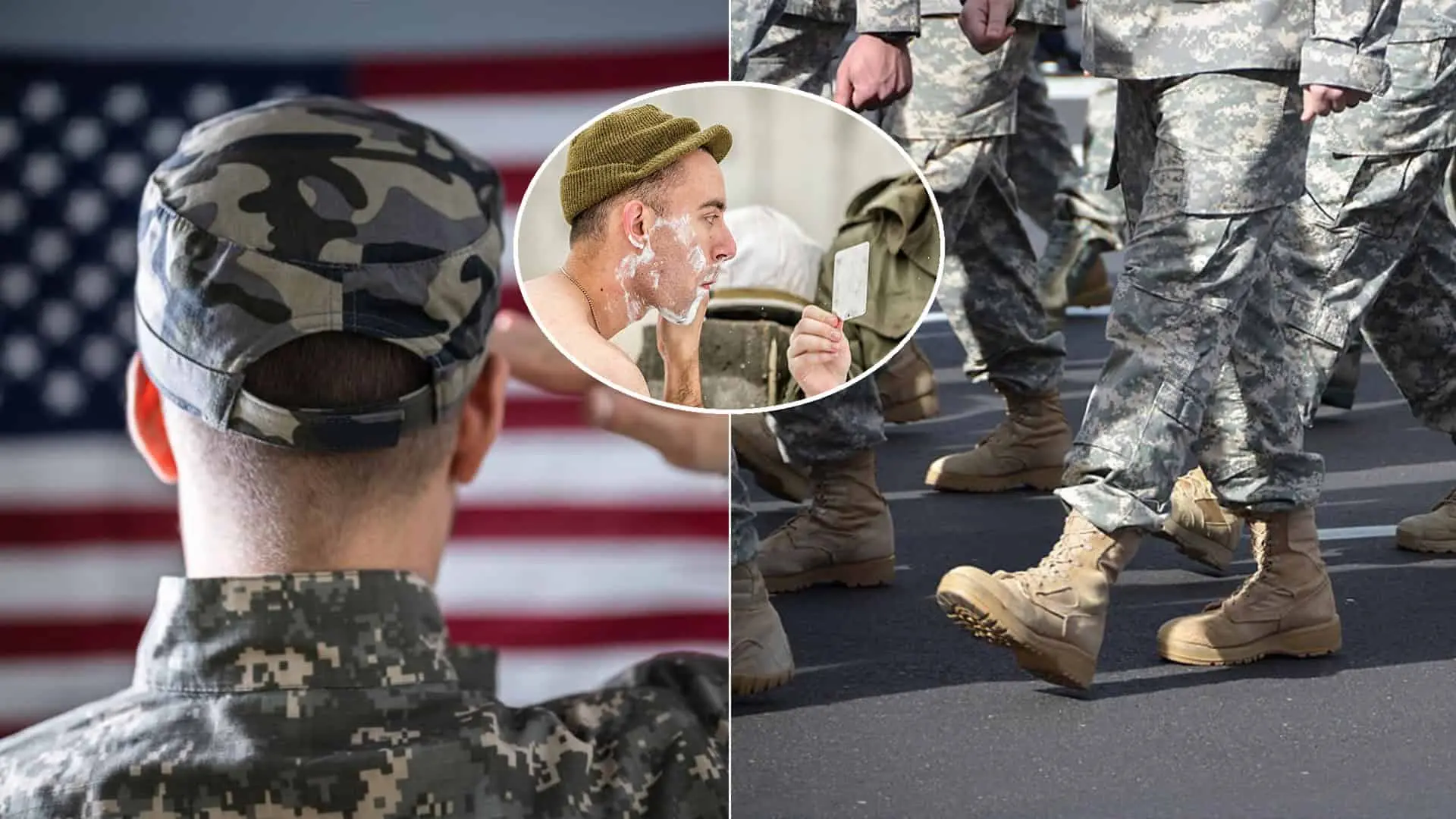 USA vojaci armáda holenie