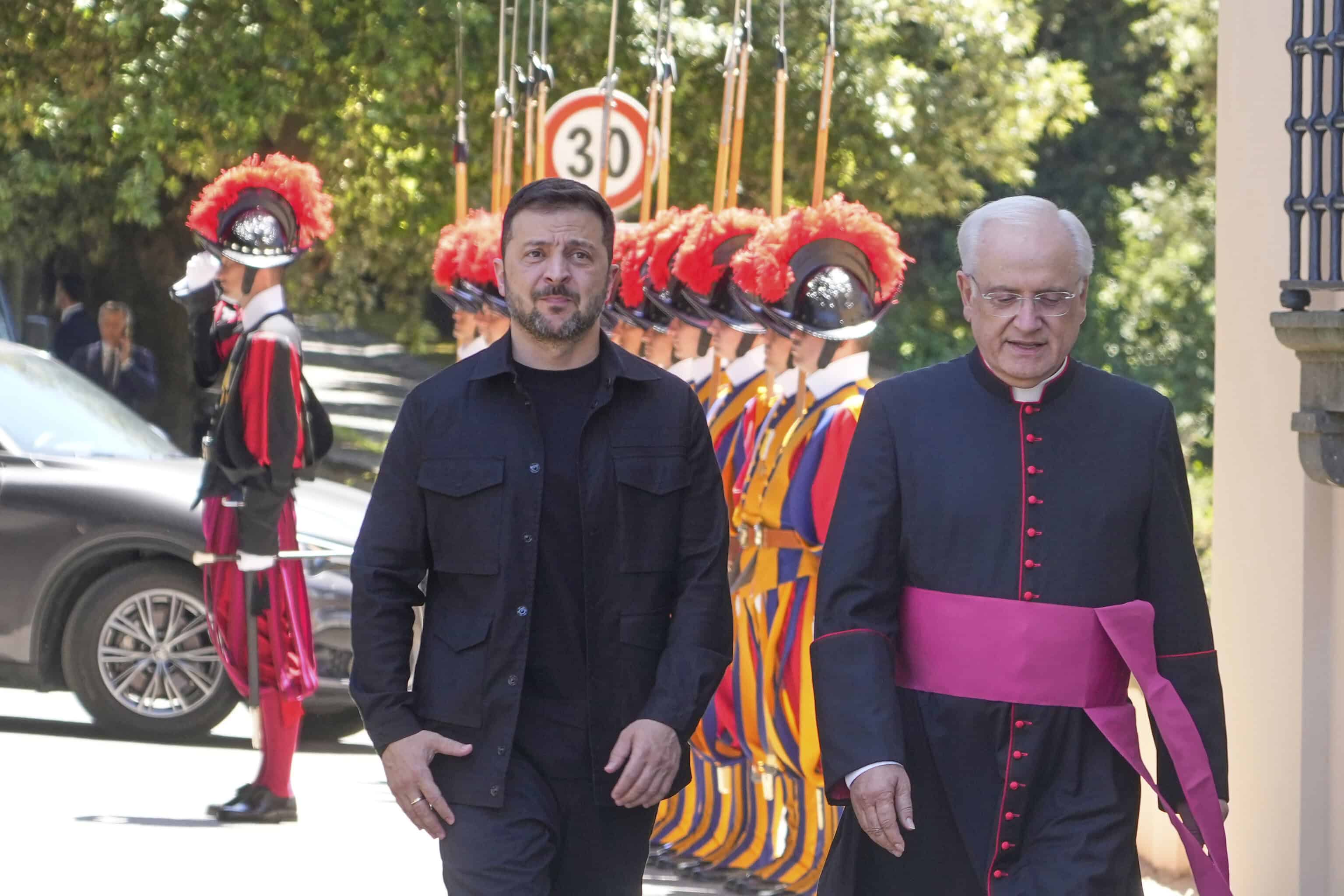 Volodymyr Zelenskyj pápež Lev XIV.
