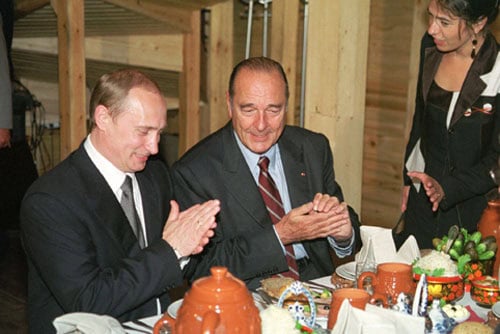 putin Chirac 