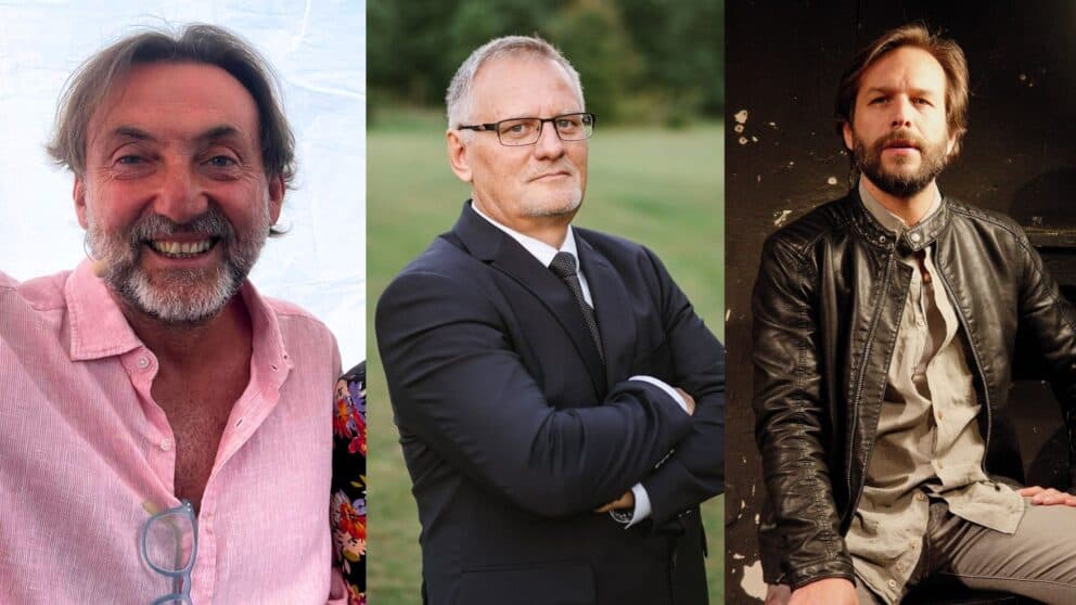 Ady Hajdu (vľavo), Juraj Štubniak (v strede) a Kamil Mikulčík (vpravo)