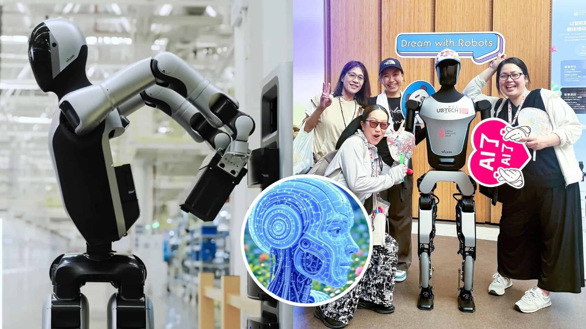 Nový čínsky robot sa nemusí nabíjať