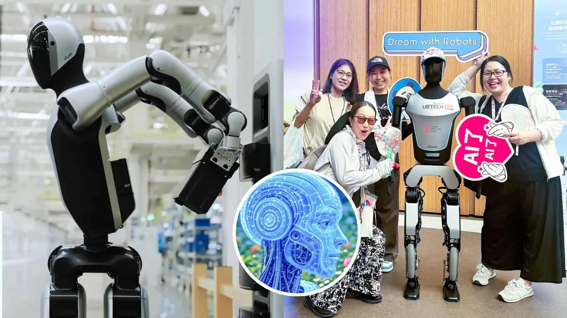 Nový čínsky robot sa nemusí nabíjať