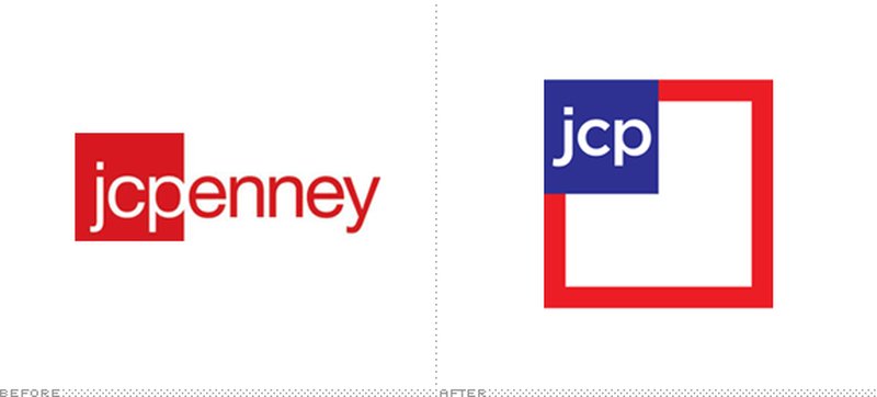 Okrem radikálnej úpravy loga sa spoločnosť JCPenney rozhodla úplne zmeniť svoj dlhoročný cenový prístup – zrušila obľúbené zľavové kupóny aj pravidelné výpredaje. Nahradila ich politikou trvalo nízkych cien, ktorá však u tradičných zákazníkov nezabrala. Zdroj:JCPenney