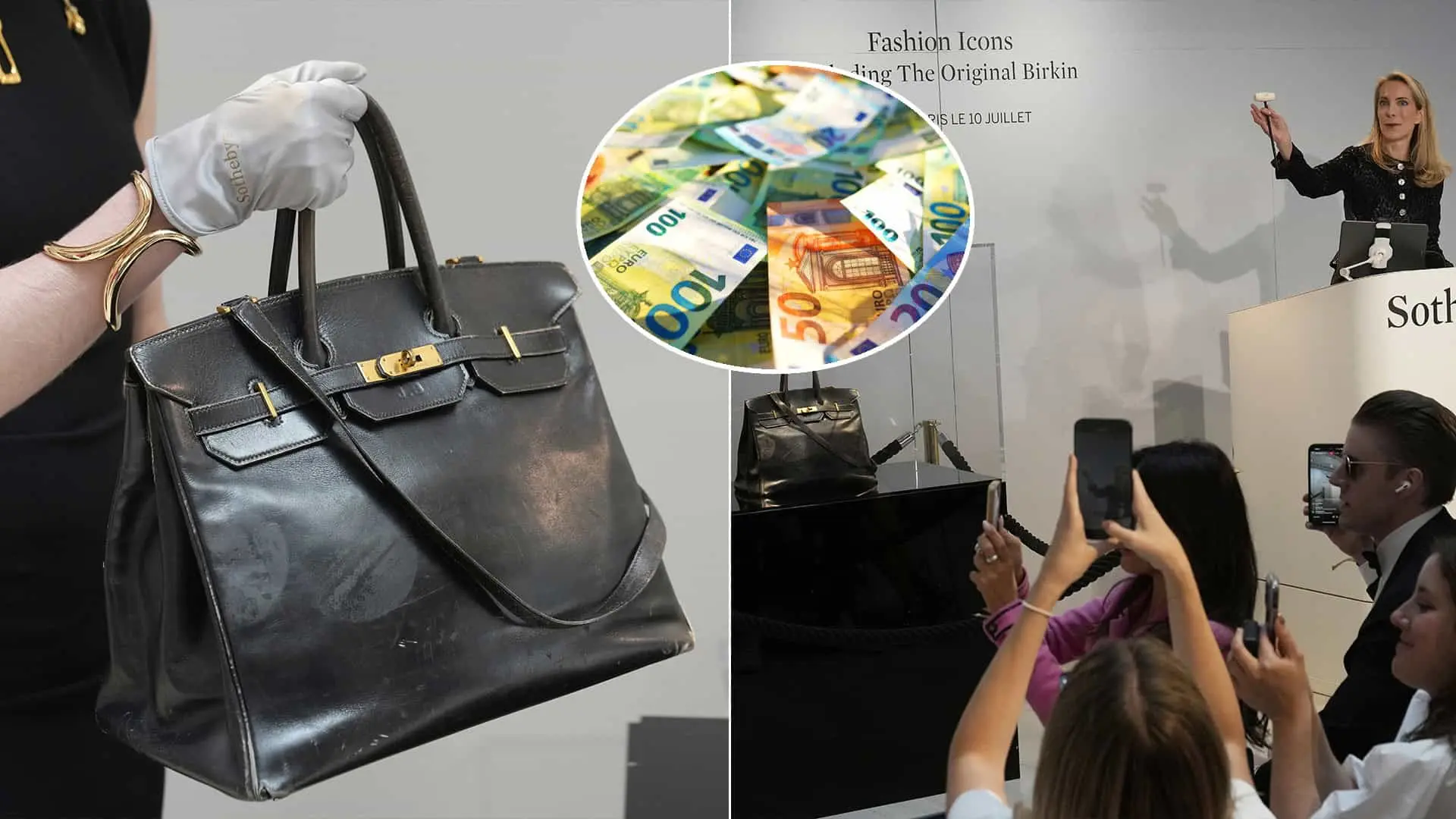 Dražba prvej kabelky Birkin