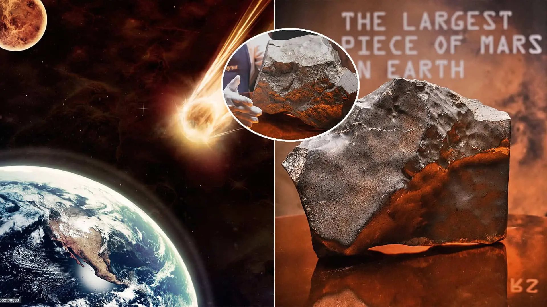 Marťanský meteorit najväčší kus Marsu