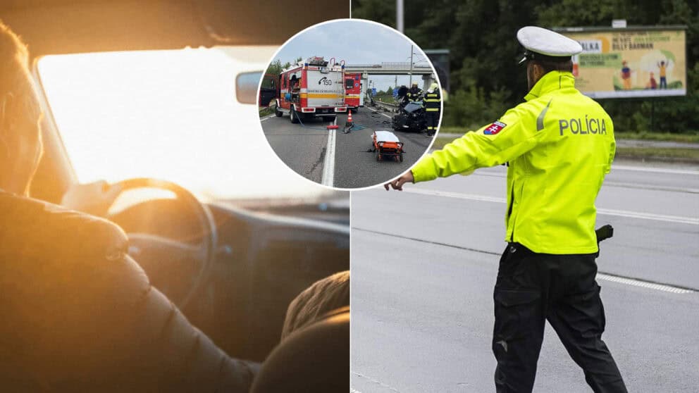 nehoda v blízkosti obce Kostolná-Záriečie pri Trenčíne