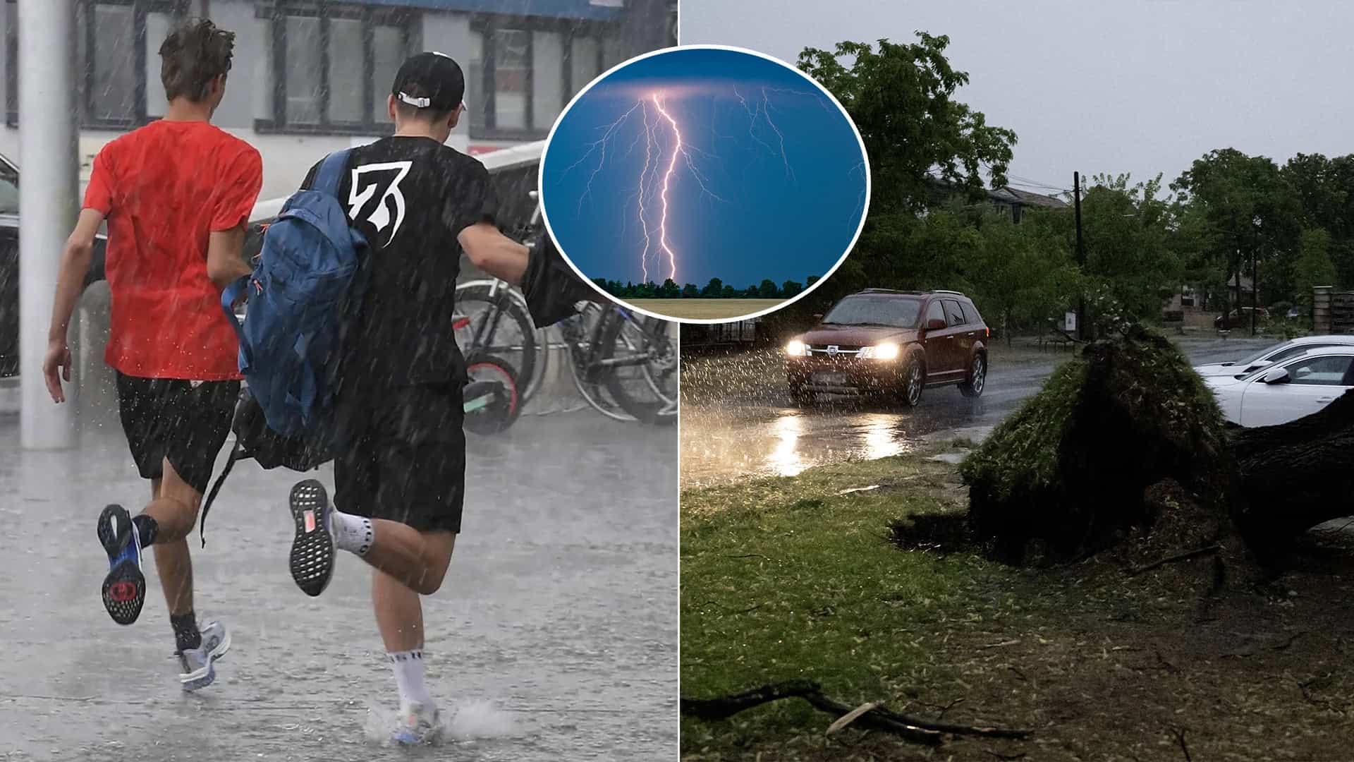 počasie búrka dážď blesk