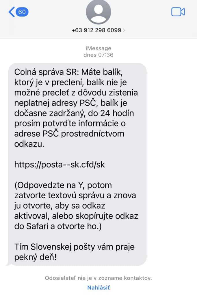 Pozor na tieto podvodné SMS, Zdroj: Pravda