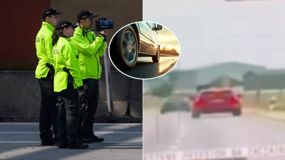 polícia meranie BMW