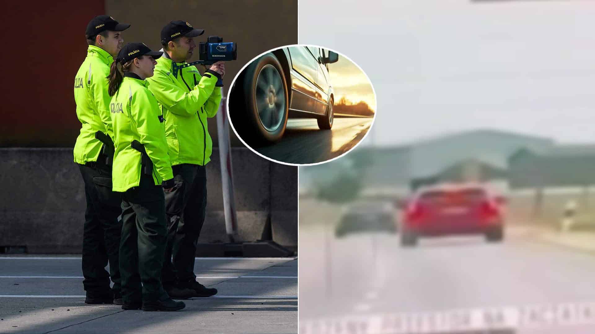 polícia meranie BMW