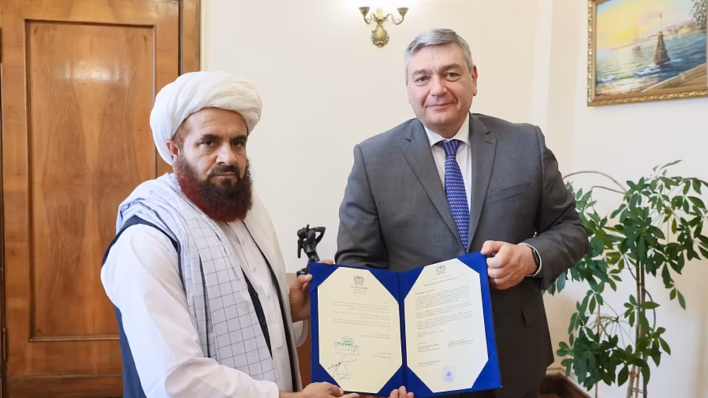Podpísanie vzájomnej spolupráce medzi Ruskom a Talibanom