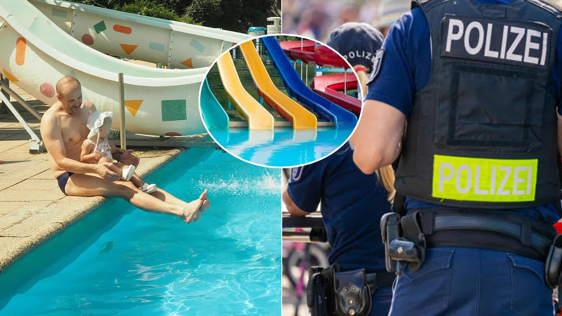 Nemecko polícia tobogan dieťa otec
