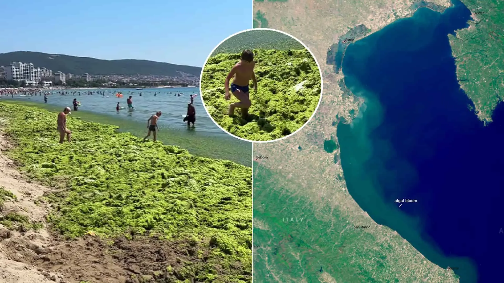 zelené pláže bulharské letovisko Emony