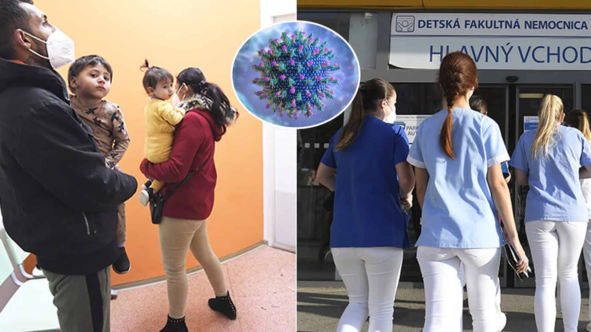 žltačka, nemocnica, deti