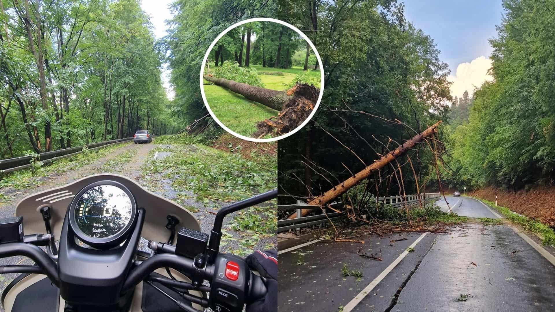 Supercela páchala škody
