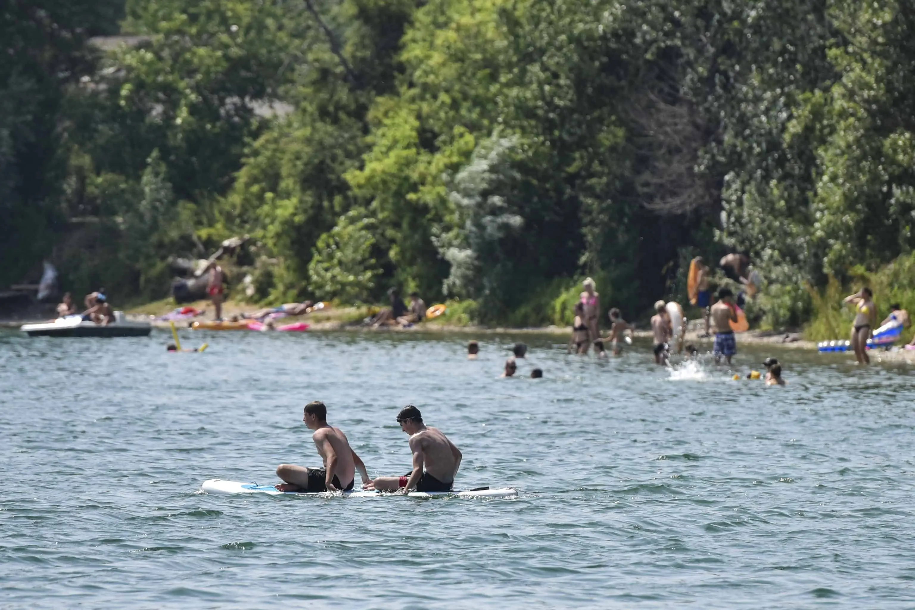 kúpanie Vajnorské jazero